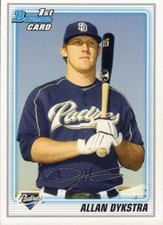 2010 Bowman Prospects #BP44 Allan Dykstra Padres NM-MT 