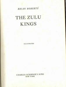 THE ZULU KINGS ~ Brian Roberts ~ Hardcover c1974 - Picture 1 of 2