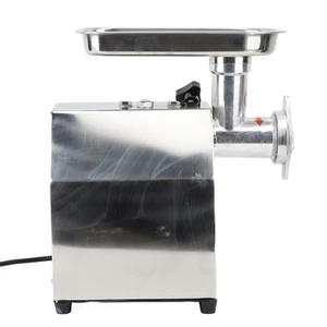 US (Silver)Electric Meat Grinder Commercial Meat Mincer Aluminum Alloy - Picture 1 of 24