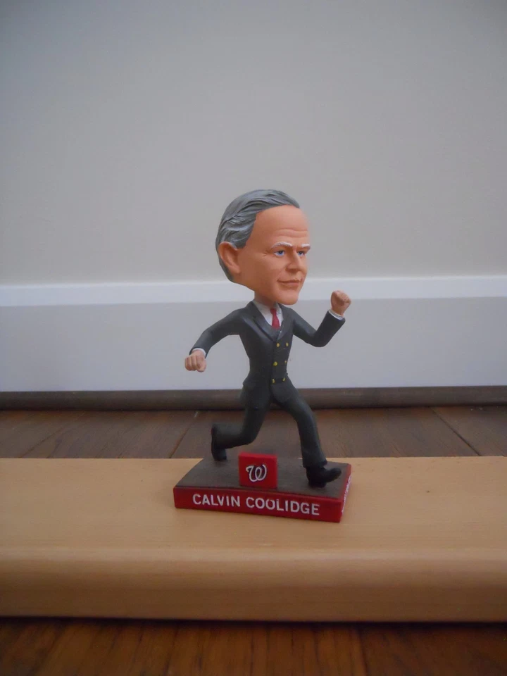 MASCOTA BOBBLEHEAD CALVIN COOLIDGE - Nacionales de Washington **ENVÍO GRATUITO** Foto 1 de 1