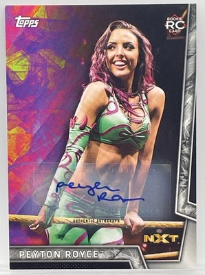 PEYTON ROYCE - 2018 WWE TOPPS AUTOGRAPHED / SIGNED ROOKIE CARD - #127/199 - NXT - Image 1 of 4