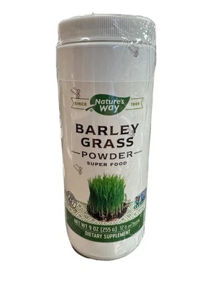 Nature’s Way Barley Grass Powder 9oz - Superfood - EXP 2/28/27 - Image 1 of 3