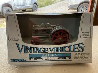 ERTL 1/43 VINTAGE VEHICLES 1929 CASE "L" TRACTOR DIECAST 1988 ERTL COMPANY #2554 - Image 1 of 3