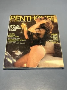 Penthouse Magazine December 1977 w/ Calendar - Jimmy Carter Conspiracy Theory - Foto 1 di 10