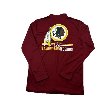 Washington Redskins NFL 1/4 Zip Pullover Youth L Red Long Sleeve NWOT - Image 1 of 4