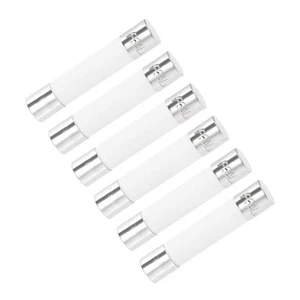 Cartridge Fuses 5A 250V 6x30mm Ceramic Fast Blow Replacement  6pcs - Picture 1 of 2