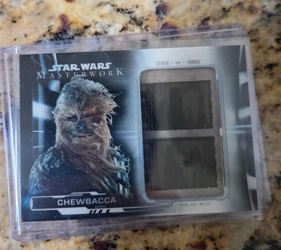 Topps Star Wars Masterwork Chewbacca Film Cel Relic From Star Wars Trilogy 1/1 - Image 1 of 4