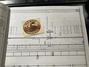 Southern Pacific Railroad 1977 Phoenix, Arizona Track Charts - Picture 1 of 9
