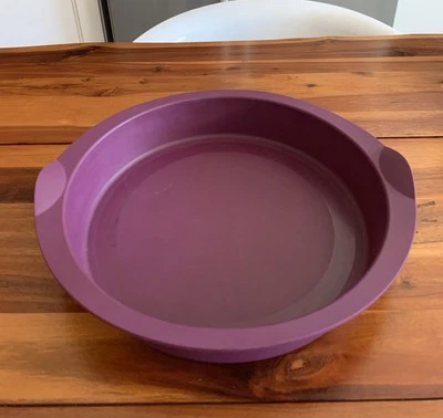 Tupperware Silikon Backform Rund Springform Kuchenboden,Rot, Ø31cm.x6cm.Hx0,5T - Bild 1 von 4