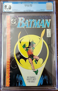 Batman #442 CGC 8.0 VF 1st Appearance of Tim Drake in Robin Costume