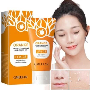 DE-50g Orange Enzyme Gesichtshautpeeling aufhellendes Peeling Gel für den ganzen - Photo 1/11