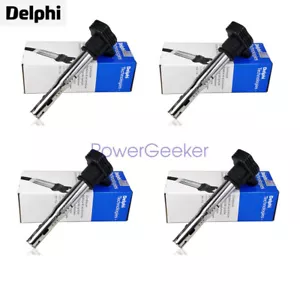 06H905115 Delphi Ignition Coils 4pcs For Audi A3 A4 A5 Q5 TT VW GTI Eos 2.0T - Picture 1 of 5