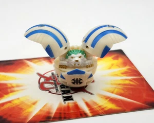 Bakugan Griffon White Aquos B1 RARE 400G Battle Brawlers - Picture 1 of 3