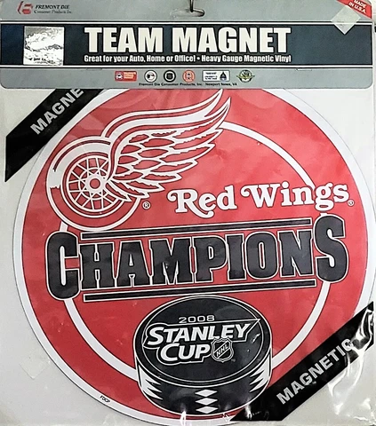 Detroit Red Wings 2008 Stanley Cup Champions Team Magnet-11.5" Cover
