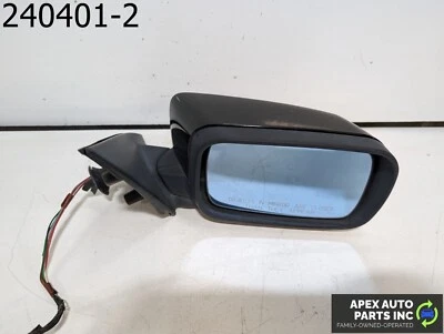 Espejo retrovisor lateral derecho de fábrica BMW 525i 2002 3L negro memoria OEM Foto 1 de 4