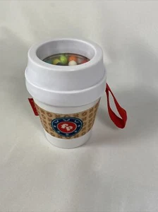 Fisher-Price Mattel Baby Teether Rattle Coffee Cup Shaped 2016 3.5" Tall on go - Picture 1 of 10