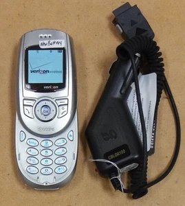 Teléfono deslizante Kyocera Sonic SE47 - plateado (Verizon) muy raro - incluido - Imagen 1 de 5