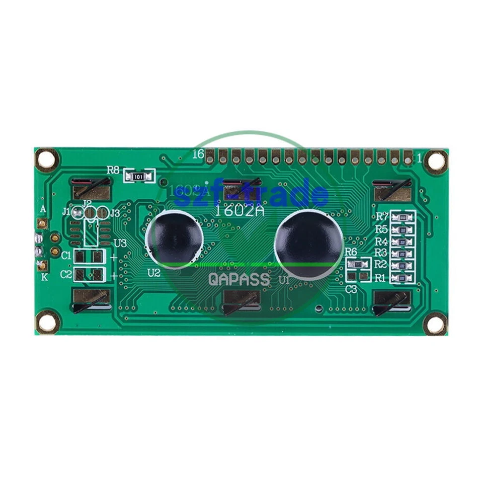 HD44780 LCD Screen Module Controller blue Backlight 1602 162 16x2 Character 5V - Photo 1/1