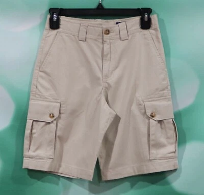 Polo Ralph Lauren Size 12 Boys Beige Adjustable Waist Cargo Shorts - Image 1 of 2