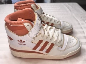 Adidas Forum 84 Hi Off White Magic Earth GX4516 Damengröße 7,5 hoher Riemen - Bild 1 von 9