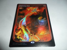 MTG  LIGHNING BOLT  FOIL  FULL ART  001/006 MAGIC FEAST