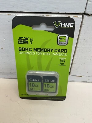 HME SDHC 16gb Memory Card 2-pack - NEW Factory Sealed - HME-16GB2PK - Image 1 of 4