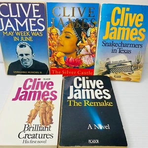 Lote 5 memorias poco fiables de Clive James, Snakecharmers in Texas, paquete de remake PB - Imagen 1 de 11