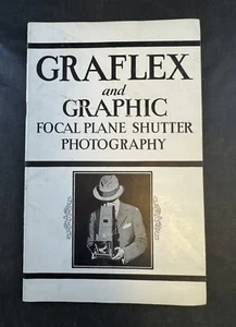 1936 Graflex and Graphic Focal Plane Shutter ORIGINAL Vintage Brochure - Picture 1 of 6