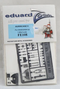 EDUARD ZOOM Hawker Hurricane II  1/48 FE108  Photo-Etch Hasegawa - Picture 1 of 1