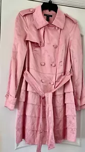 INC NEW Pink Jacket/Trench Coat. Size L. FINAL REDUCTION - Picture 1 of 11