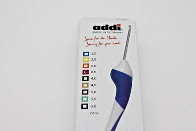 Addi Swing Maxi   Wollhäkelnadeln, 3,5 mm, 17 cm  NEU - Bild 1 von 4