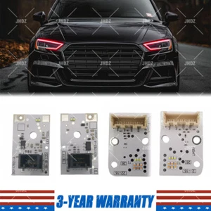 RED Daytime Running Light DRL LED Boards For AUDI A3 S3 2017-2020 LED HEADLIGHT - Picture 1 of 5