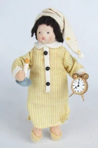 Heart Felts Midwest Cannon Falls Jack Be Nimble Candlestick Clock 5" Felt Doll - Picture 1 of 8