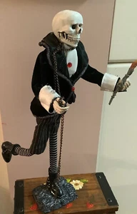 Katherine's Collection Halloween Skeleton With Chains—Retired - Picture 1 of 12