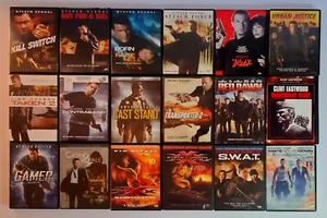 Lot of 18 "Tough Guy" Action Movies on DVD - Picture 1 of 3