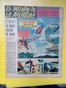 DAN DARE Pilot of the Future August 2,1961 Comic Newspaper Lone Ranger ARGENTINA - Picture 1 of 8