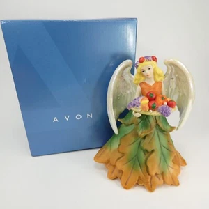 2006 Avon Joyful Flowers Collectible Angel Series "Autumn Leaves" Box QFJMC - Picture 1 of 15