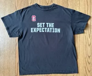 T-SHIRT STANFORD UNIVERSITY - Uomo taglia XL - SET THE EXPECTATION - Extra Large - Foto 1 di 4