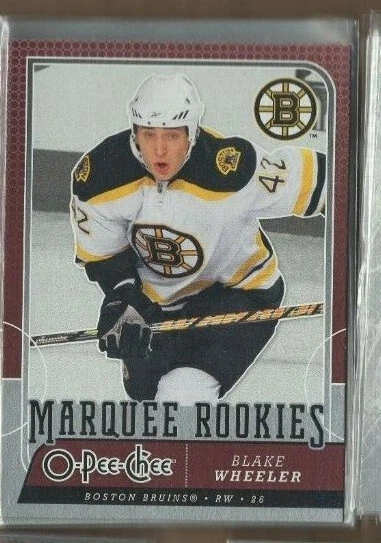 BLAKE WHEELER 2008/09 OPC O-Pee-Chee ROOKIE CARD BRUINS WINNIPEG JETS ROOKIE RC!