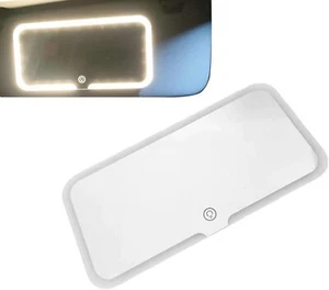 Car Visor LED Vanity Mirror, Rechargeable LED Makeup Mirror with 3 Light Modes - Picture 1 of 7
