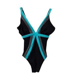 Traje de baño Miraclesuit de una pieza para mujer 8 Spectra Trilogy negro azul turquesa gris - Imagen 1 de 6