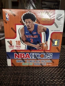 2021-22 Panini Hoops NBA Mega Box Fanatics Exclusive - Green Ice Parallel SEALED - Picture 1 of 8