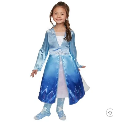 Disney Frozen II 2 Disfraz Princesa Elsa Vestido Elegante Talla 3-5T Foto 1 de 4