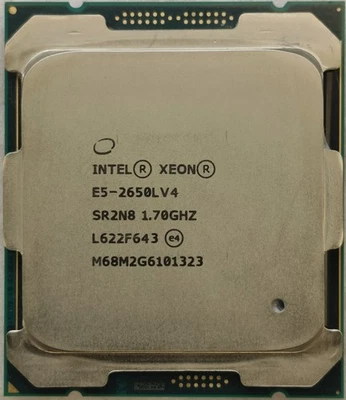 Intel Xeon E5 2650L V4 LGA 2011-3 CPU Processor 14 Core 35MB 65W 1.7GHz SR2N8 - Image 1 of 2