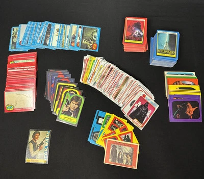VTG. Star Wars TOPPS Trading Cards & Stickers Collection - 1977, 1980, 1983 Read - Image 1 of 4