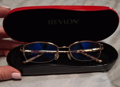Revlon RV5009  Half Rim Rectangle Eyeglasses Frames: Cafe (249) 50-17-130 - Image 1 of 3