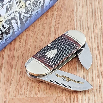 Rough Ryder 30th Anniversary Small Pocket Knife Stainless Blades Bone Handle - Image 1 of 4