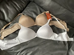 Warner's (2) Wireless Padded Push-Up Bras ~ Size 36 A ~ Style #1375M2 ~ New - Picture 1 of 10
