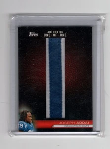 2010 Topps In The Name Joseph Addai Letterman 1/1 One Of One - Picture 1 of 2