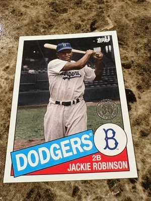 JACKIE ROBINSON 2020 Topps 1985 Topps 35th Anniversary #85-22 Dodgers - Image 1 of 2